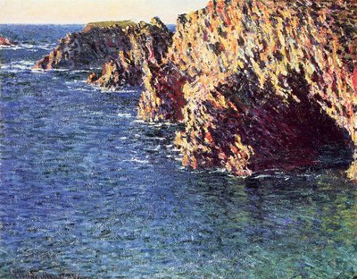 Grotto of Port-Domois by Claude Monet